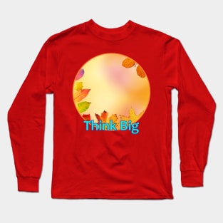 Circle Abstract Autumn Colorful Luminous Long Sleeve T-Shirt